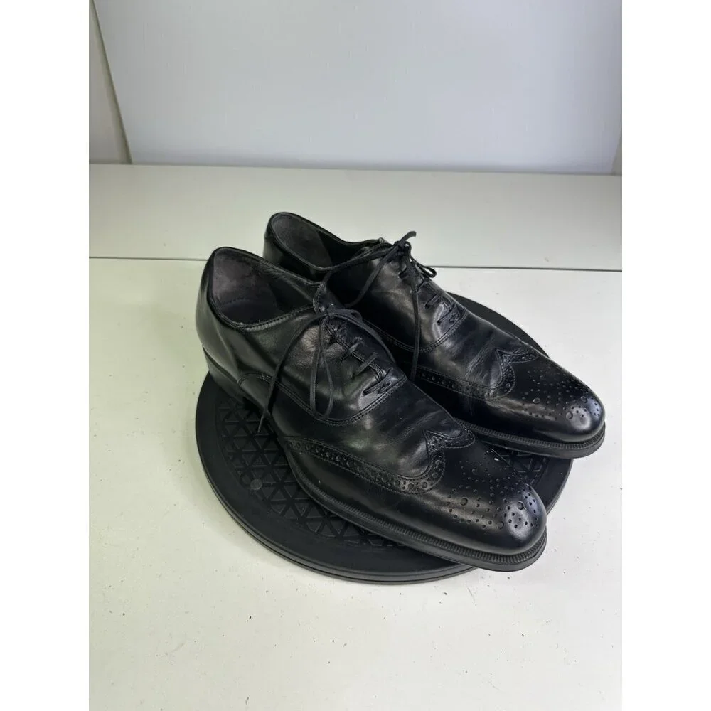 To Boot New York Adam Derrick Black Wingtip Brogue Oxford Shoes Mens Size 9